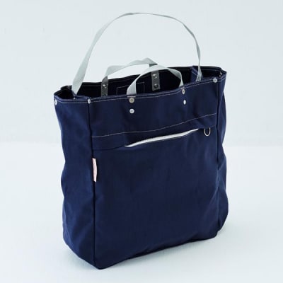 【ふるさと納税】バッグンナウンの定番2WAYトートバッグ(レッド)