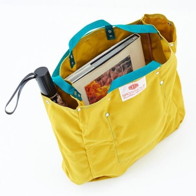 【ふるさと納税】バッグンナウンの定番2WAYトートバッグ(マスタード)