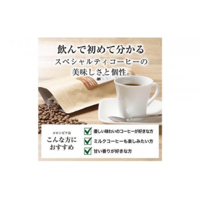 【粉】#903 コロンビア エキセルソ Qグレード コーヒー豆 310g 