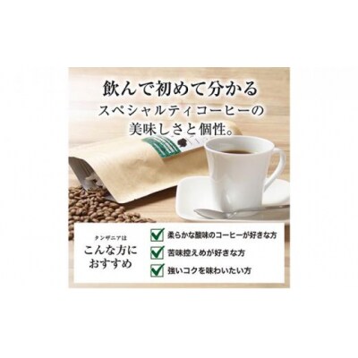 【豆】スペシャルタンザニア・キリマンジャロ キゴマ キボー ディープブルー AA600g