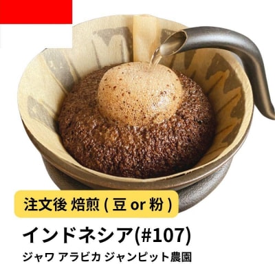 【粉】コーヒー #107 ジャワ アラビカ ジャンピット農園 310g 