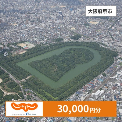 【じゃらんふるさと納税クーポン】 大阪府堺市でつかえる30,000円 クーポン