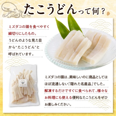 たこうどん(500g×2)【er018-100】