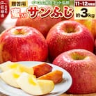 【25年11月～発送】りんご  贈答用 サンふじ 約3kg【蜜入り】|24_ems-010301a