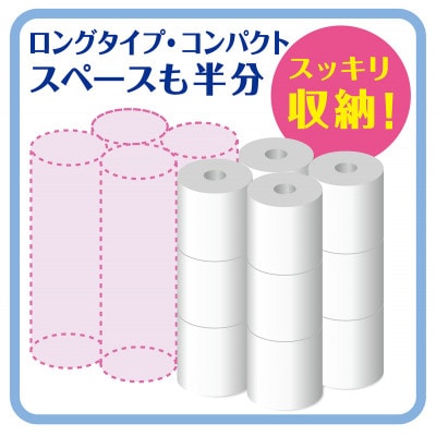 【2ヵ月毎定期便】トイレットペーパー　シングル　カプレットエコロール　2倍巻き　計72ロール全3回