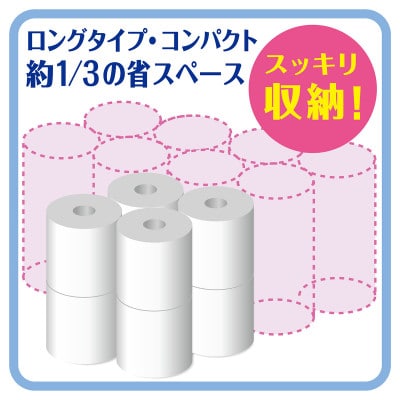 【2ヵ月毎定期便】トイレットペーパー　シングル　カプレットエコロール　3倍巻き　計64ロール全3回