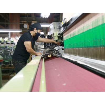 シルクネクタイ INOKOUCHI1567 二頭波柄 サックスブルー色