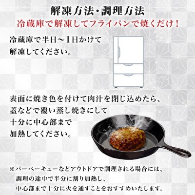 飛騨牛100% 生ハンバーグ(180g×4個) 個包装