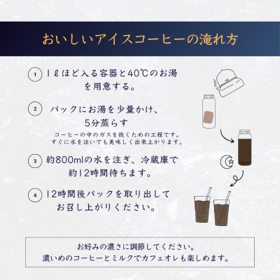 自家焙煎 珈琲工房ひぐちの水だしコーヒー  2袋 (10個入り×2)
