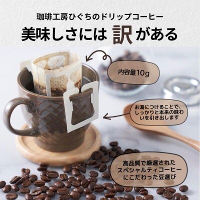 自家焙煎 珈琲工房ひぐちの デカフェ(カフェインレス)コーヒー ドリップバッグ 30個