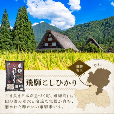 【令和7年産】岐阜県産　ハツシモ　飛騨こしひかり食べ比べセット(5kg×2袋)精米