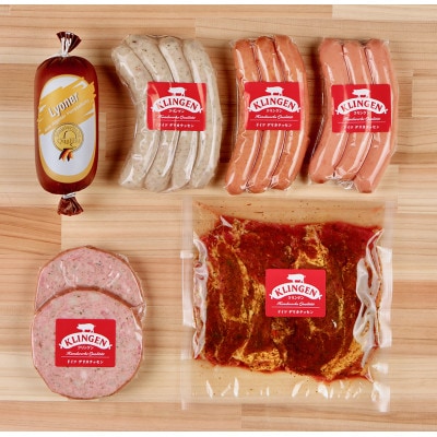 【本格ドイツ製法】手作りソーセージ ・ステーキ・ハム 全6種　Fセット