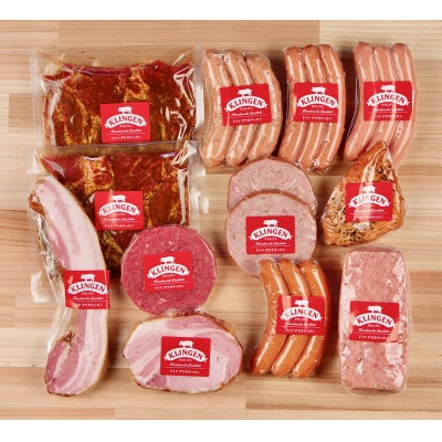 【本格ドイツ製法】手作りソーセージ ・ステーキ・コンビーフ・ハム等 全11種　Kセット