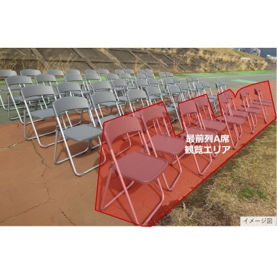 第4回ぎふ長良川花火大会応援席チケット　指定席・最前列A席(1名様用×1枚)