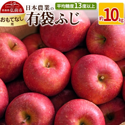 りんご  有袋ふじ 約10kg おもてなし用|24_nng-491001b
