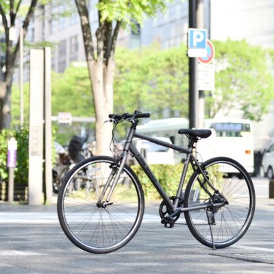 完成品でお届け!クロスバイク 1×7段変速 ファインバイクスクロスNA700 ブラック460mm