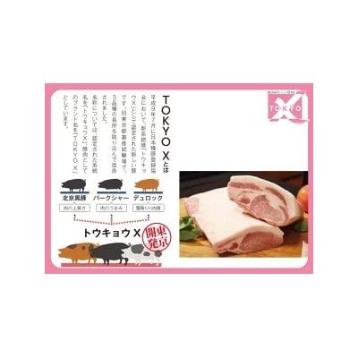 幻の豚 TOKYO X豚厚切りロースとんかつ ※離島への配送不可