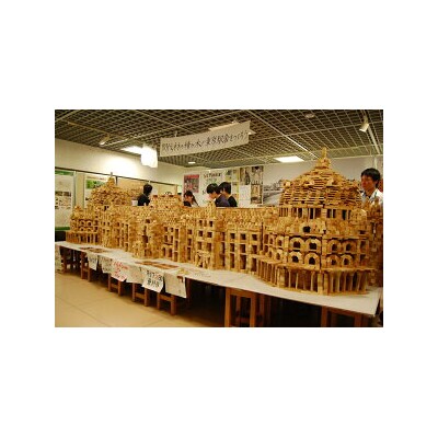ミウルの「森の積み木」500個入り　☆神奈川県「やまなみグッズ」の認定品です!!