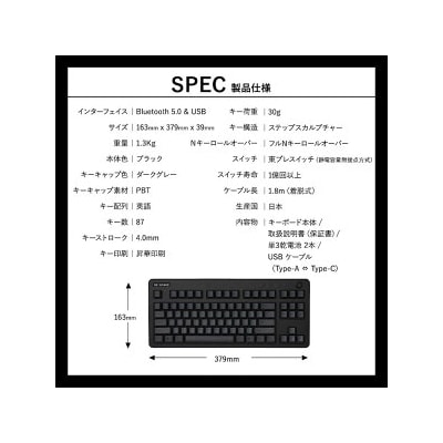 東プレ REALFORCE R3 TKL US(型式:R3HD13)