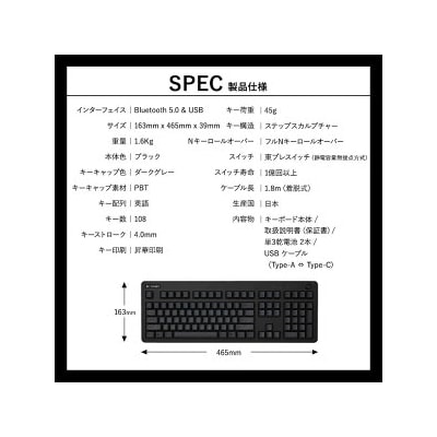 東プレ REALFORCE R3 FULL US(型式:R3HB11)