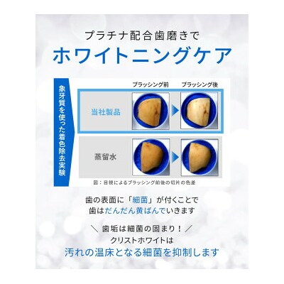 【12本セット】ホワイトニング 歯磨き粉 クリストホワイト プレミアムミント味 ホワイトエッセンス 