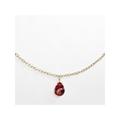 【天然石ジュエリー】ガーネット　k10(10金)ブレスレット