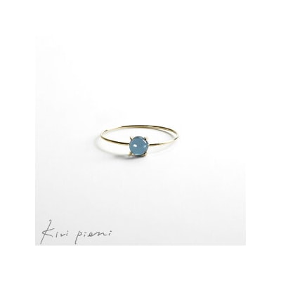 【選べるサイズ】【天然石ジュエリー】ロンドンブルートパーズ　k10(10金)リング