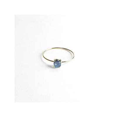 【選べるサイズ】【天然石ジュエリー】ロンドンブルートパーズ　k10(10金)リング