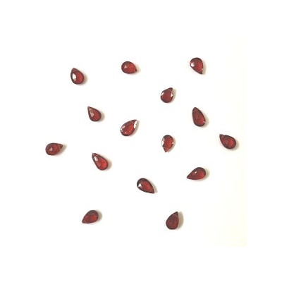 【天然石ジュエリー】ガーネット　k10(10金)アメリカンピアス