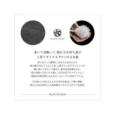 【選べるカラー】マルチに使える3WAY 収納袋一体型のオーサム“Awesome”ハンディダウンケット