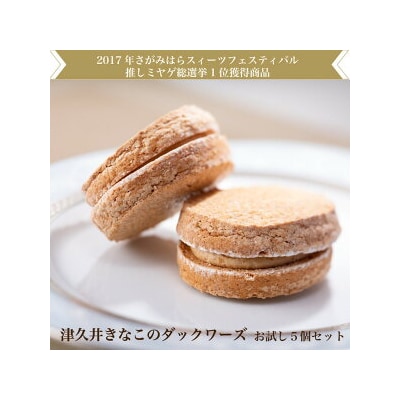 2017年度☆さがみはら推しミヤゲ7☆津久井きなこのダックワーズ(お試し5個セット)
