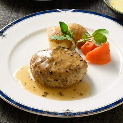 ≪小田急百貨店おすすめ≫「レストラン大宮」ハンバーグ(トリュフソース) 130g×4個