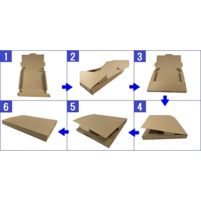 ネコポス 箱 (50枚) 2.5cmダンボール　最大サイズ クリックポストゆうパケット 対応