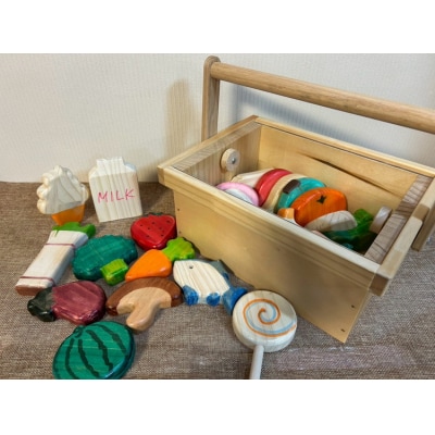 木製おままごとセット(食材24)