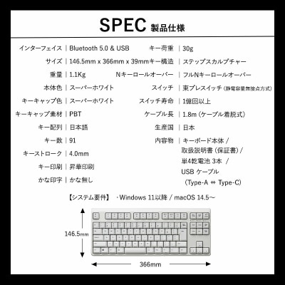 東プレ REALFORCE R4 (型式:R4HC23)