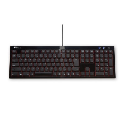 複数同時押し対応パンタグラフタイプゲーミングキーボード BFKB113PBK | 家電 キーボード