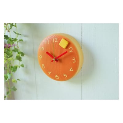 パンケーキの時計 15cm　掛け時計