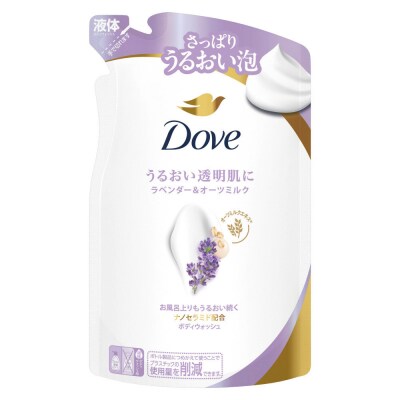 ダヴ ボディウォッシュ ラベンダー&オーツミルク つめかえ用 300g×18