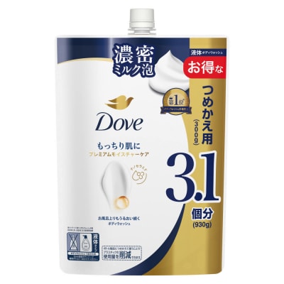 ダヴ ボディウォッシュ プレミアム モイスチャーケア つめかえ用 930g×6