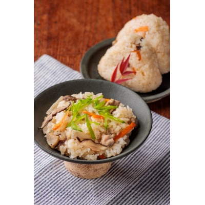 四万十川の源流域で育ったキジの出汁 キジ釜飯の素(3合用)