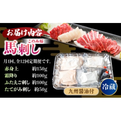 【毎月定期便】このみ桜プレミアム4点セット U050-3MT-HSS4-12(うきは市)全12回