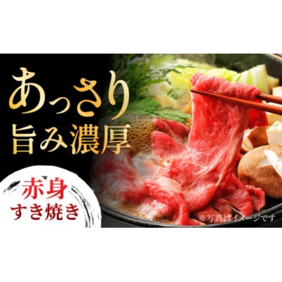 【毎月定期便】博多和牛赤身ロースすき焼き食べ比べ計1kg U050-3MT-BFS3-06　全6回