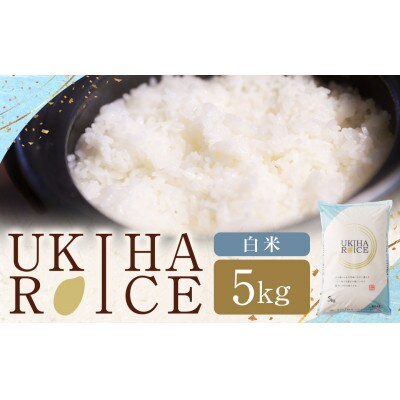 UKIHA RICE 白米5kg(通常栽培米)063-0058