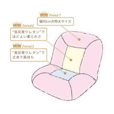 ゆったり寛げる『大人の贅沢座椅子』(クラウディグレー)U139-1DN-FTR1-CG