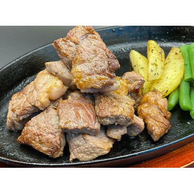 【博多和牛】サイコロステーキ500g(自家製旨辛みそたれ付き) U011-1PP-BF08