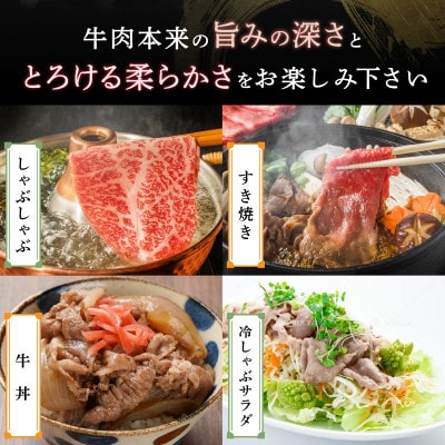 【厳選部位】【A4～A5】博多和牛サーロインしゃぶしゃぶすき焼き用 1kg(500g×2P)うきは市