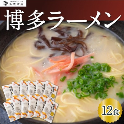 鳥志商店 博多ラーメン 12食