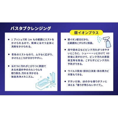 ルックプラス　バスタブクレンジング銀イオンプラス　香りが残らないタイプ おふろ用[53962439]