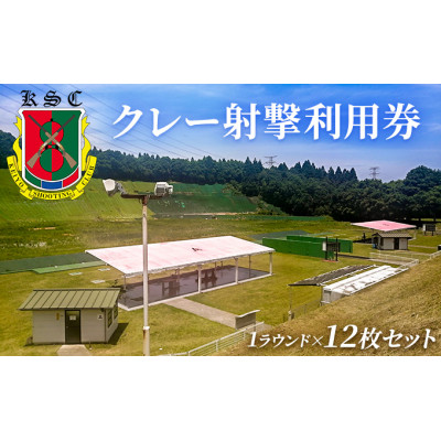 京葉射撃倶楽部利用券(1ラウンド×12枚セット)  [53960674]
