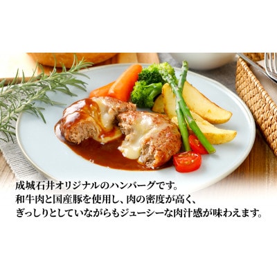 成城石井 ハンバーグステーキ チーズ 6個 [53960670]